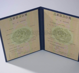 Диплом о Высшем Образовании Туркменской ССР в Кирове